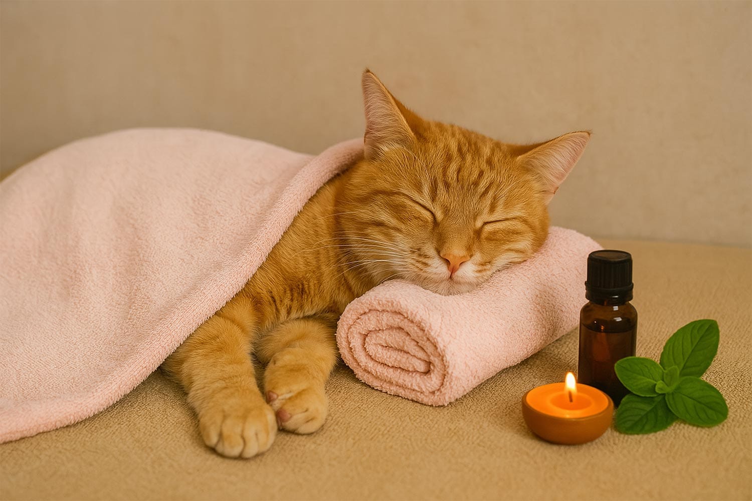 huile essentielle chat