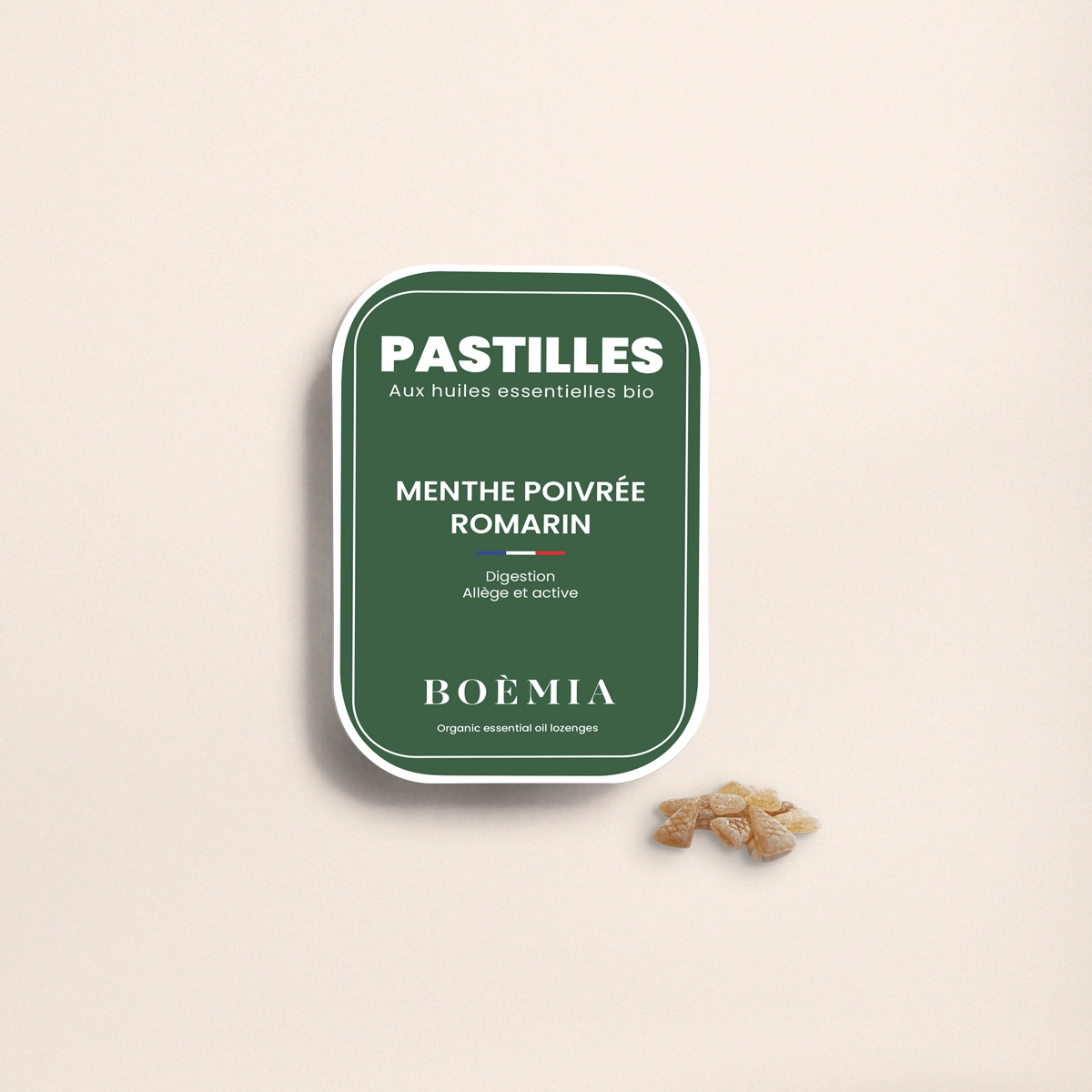 Pastilles digestion – Menthe poivrée & Romarin à verbénone